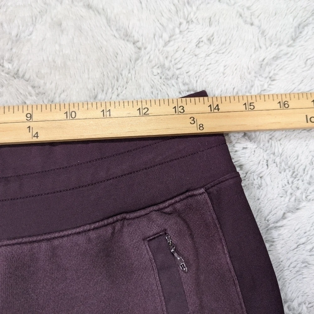 Lululemon Joggers Women's 6 Purple Cherry Get Going Light Cotton Terry 28”